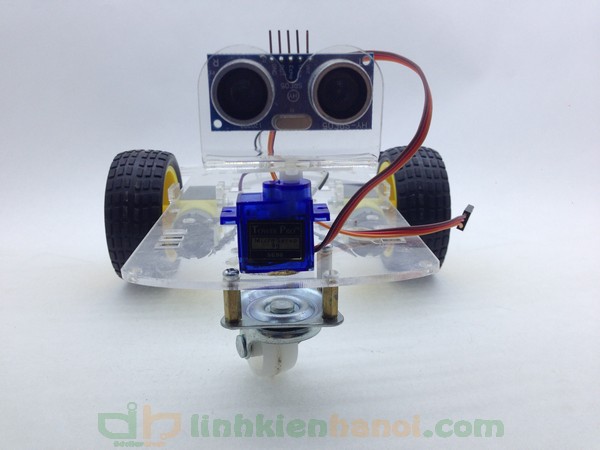 COMBO Robot tự tránh vật cản sử dụng cảm biến siêu âm