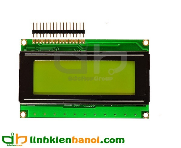 LCD 20x4 - Xanh Lá - 5V